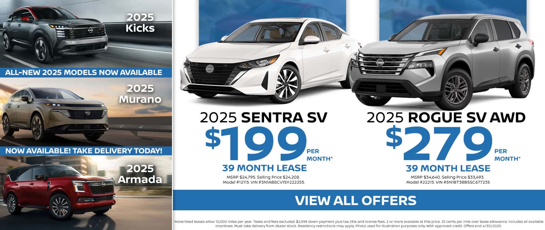 Nissan Lease and Finance Offers