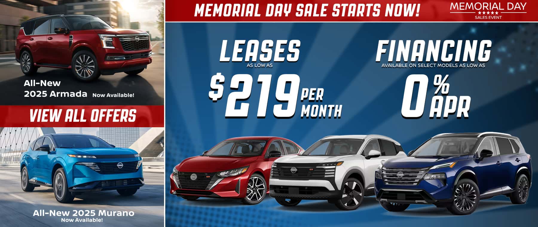 Memorial Day Sales Event