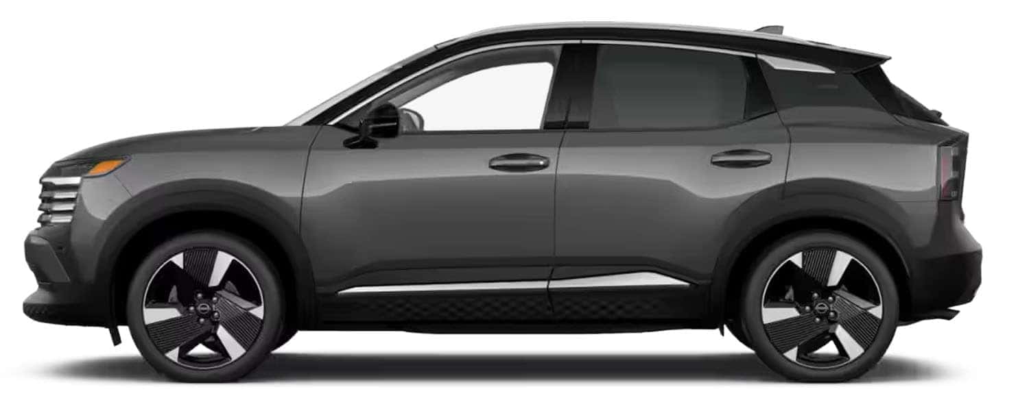 Two-Tone 2025 Nissan Kicks Gun Metallic with Black Roof