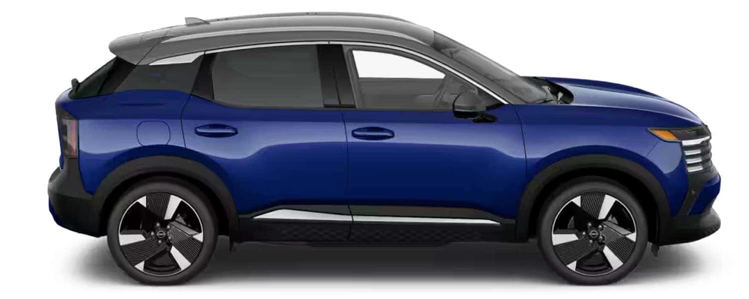 2025 Nissan Kicks Two-Tone Deep Blue Pearl with Gray Roof Exterior