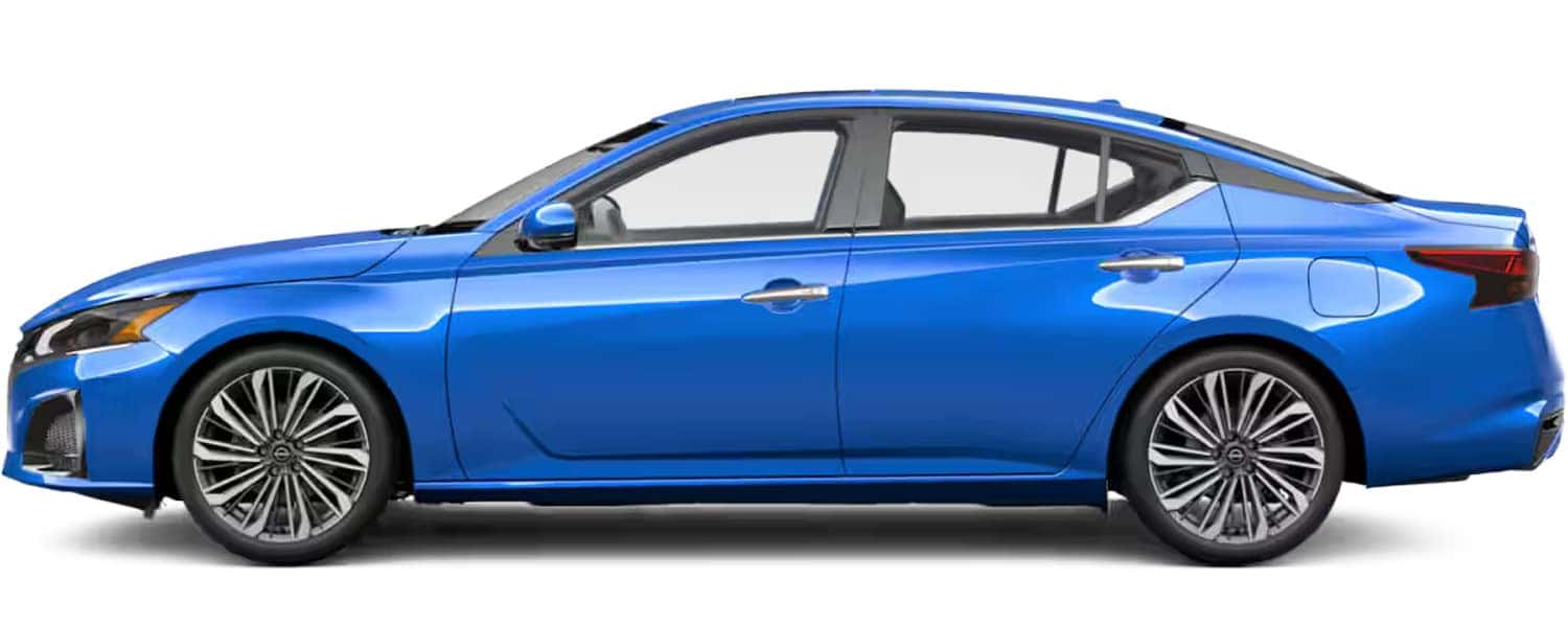 New 2025 Nissan Altima Blue Exterior Color for Sale in North Olmsted Ohio near Cleveland Ohio Drivers Side Image