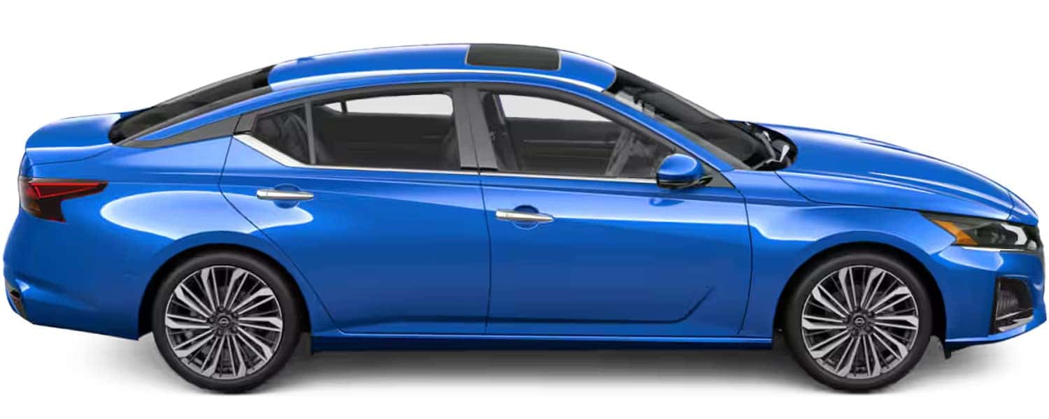 New 2025 Nissan Altima Blue Exterior Color for Sale in North Olmsted Ohio near Cleveland Ohio Passenger Side Image