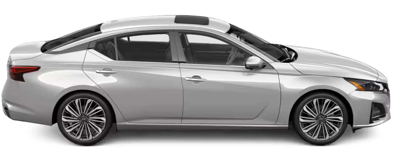 New 2025 Nissan Altima Silver Exterior Color for Sale in North Olmsted Ohio near Cleveland Ohio Passenger Side Image