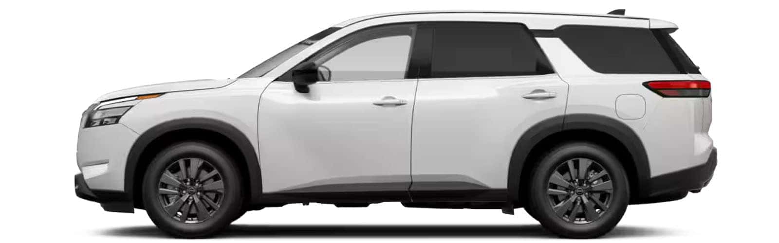 New 2025 Nissan Pathfinder White Exterior Color for Sale Drivers Side Image