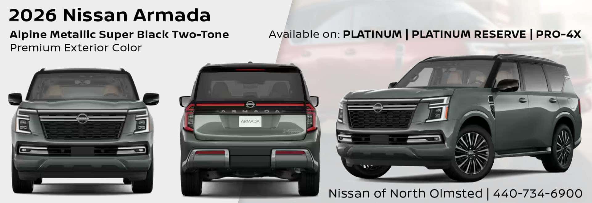 2026 Nissan Armada Exterior Colors | Nissan of North Olmsted