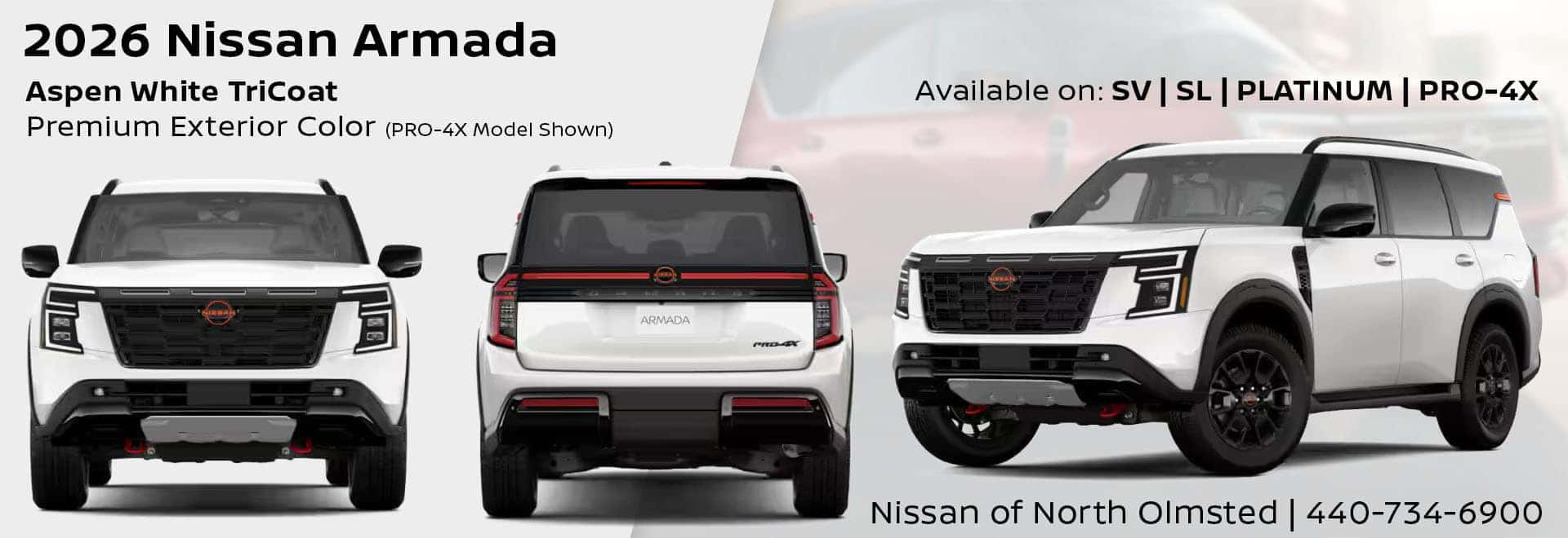 2026 Nissan Aspen White Exterior Color