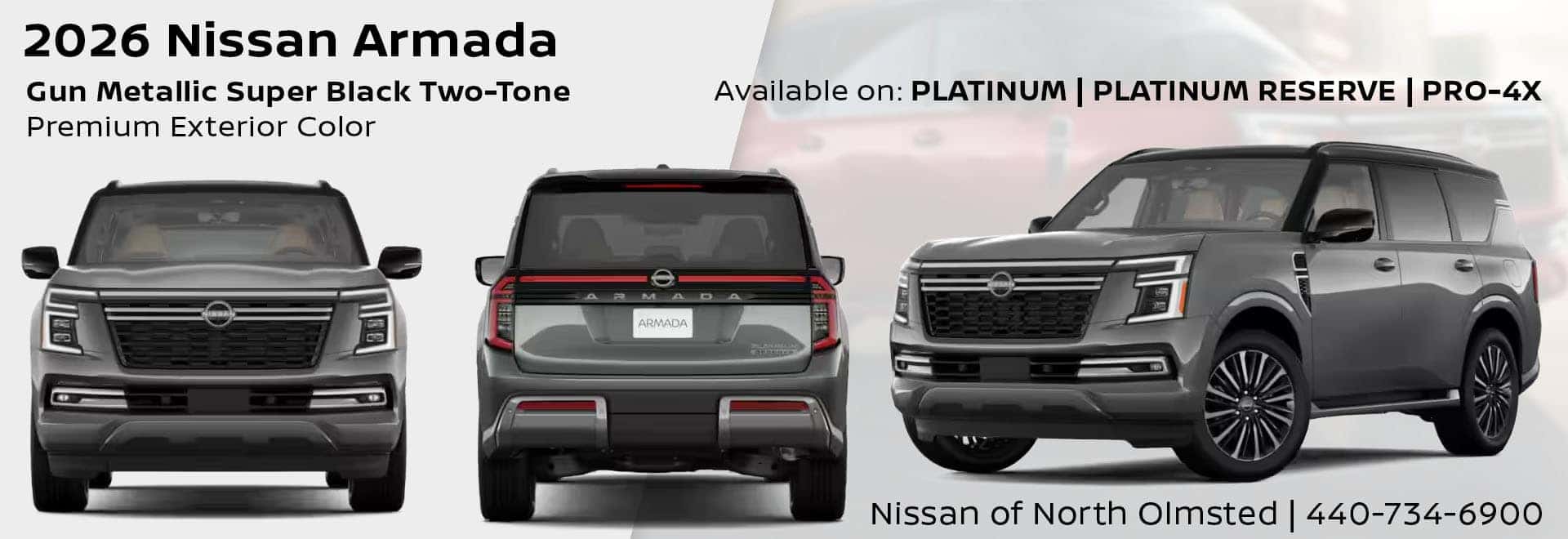 2026 Nissan Armada Exterior Colors | Nissan of North Olmsted