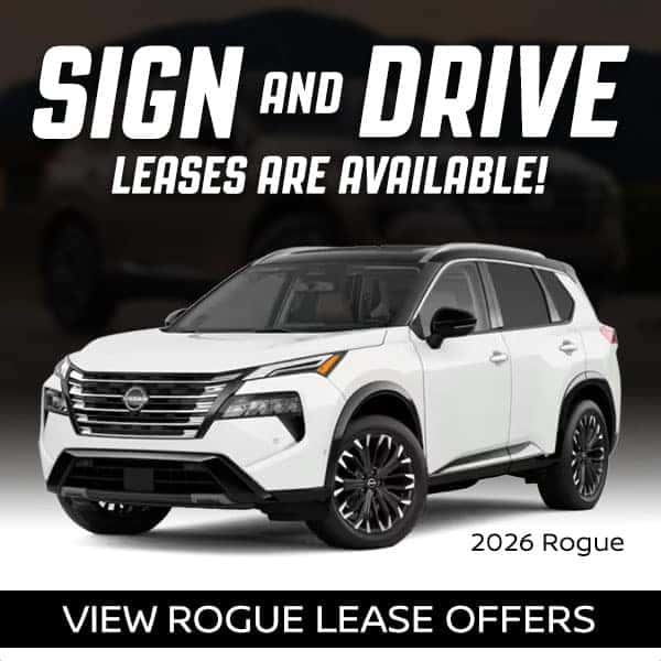 Nissan Rogue lease and finance offers are available