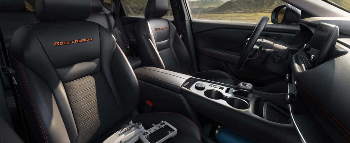 2026 Nissan Rogue Rock Creek Edition leather interior image