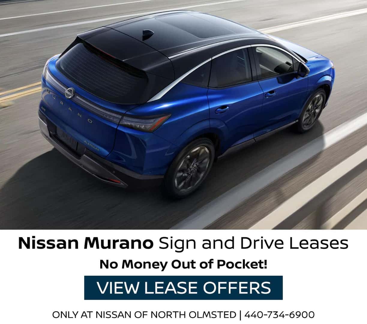Nissan Murano Sign and Drive Leases Are Available