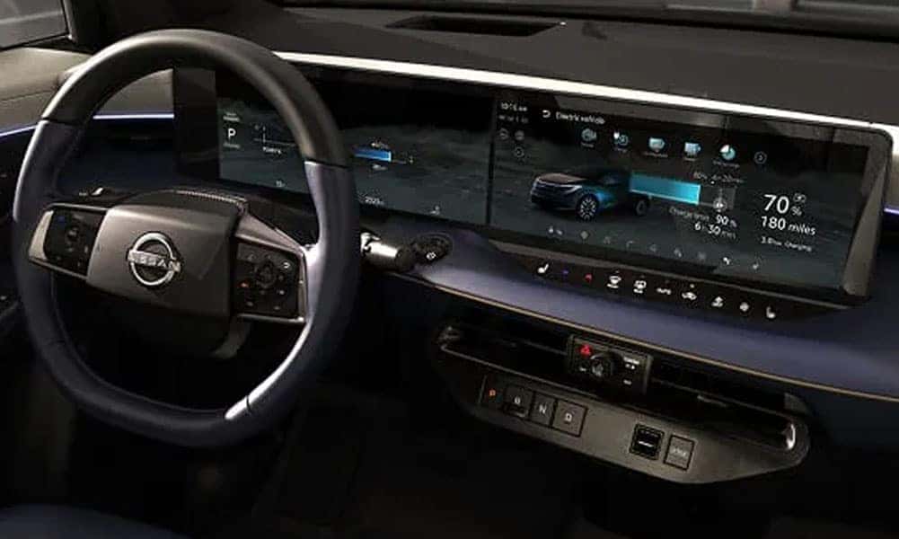 2026 Nissan LEAF interior comfort and technology Cleveland OH