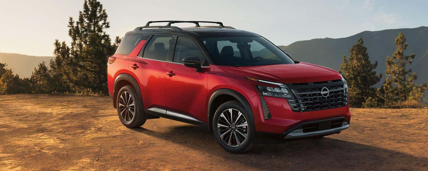 2026 Nissan Pathfinder Red Exterior Image Cleveland Ohio