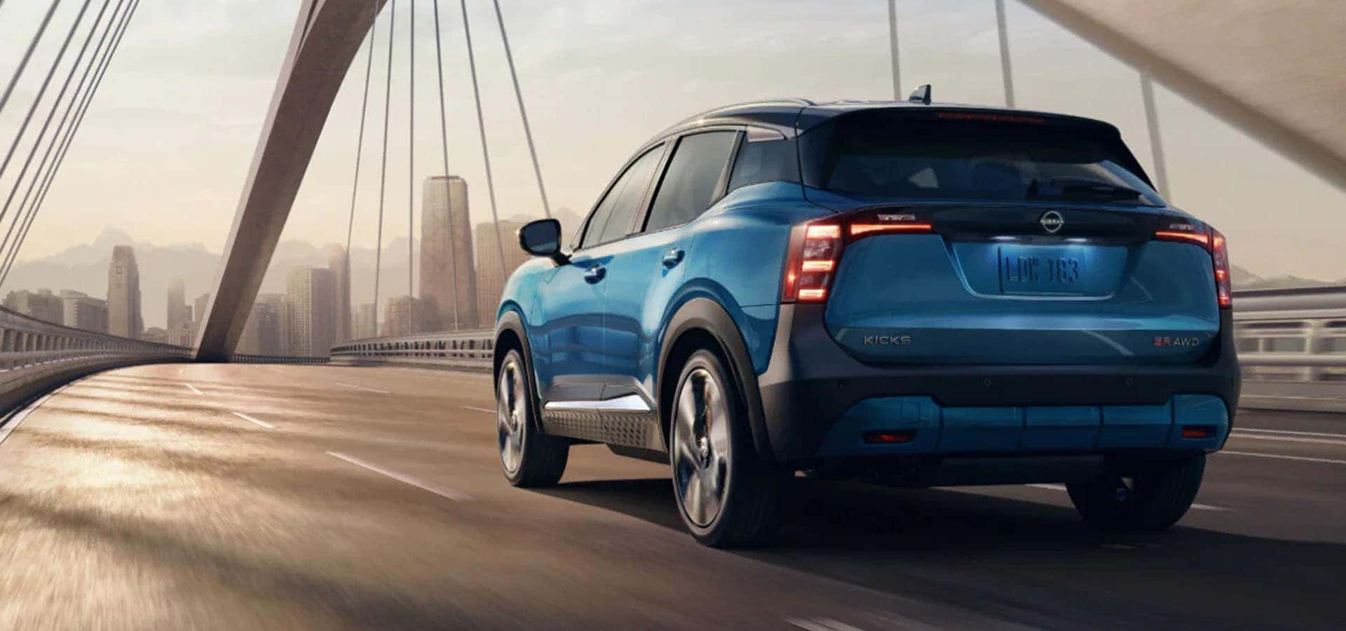 2026 Nissan Kicks driving near Cleveland Ohio