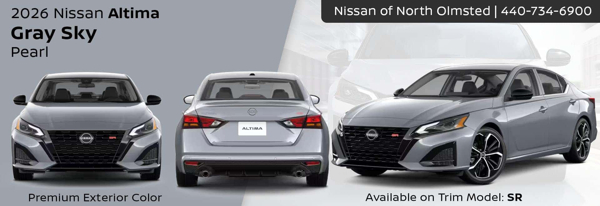 2026 Nissan Altima Gray Sky Pearl premium exterior exterior color Cleveland, Ohio