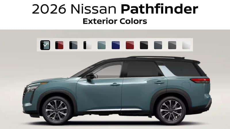 2026 Nissan Pathfinder exterior colors Cleveland Ohio