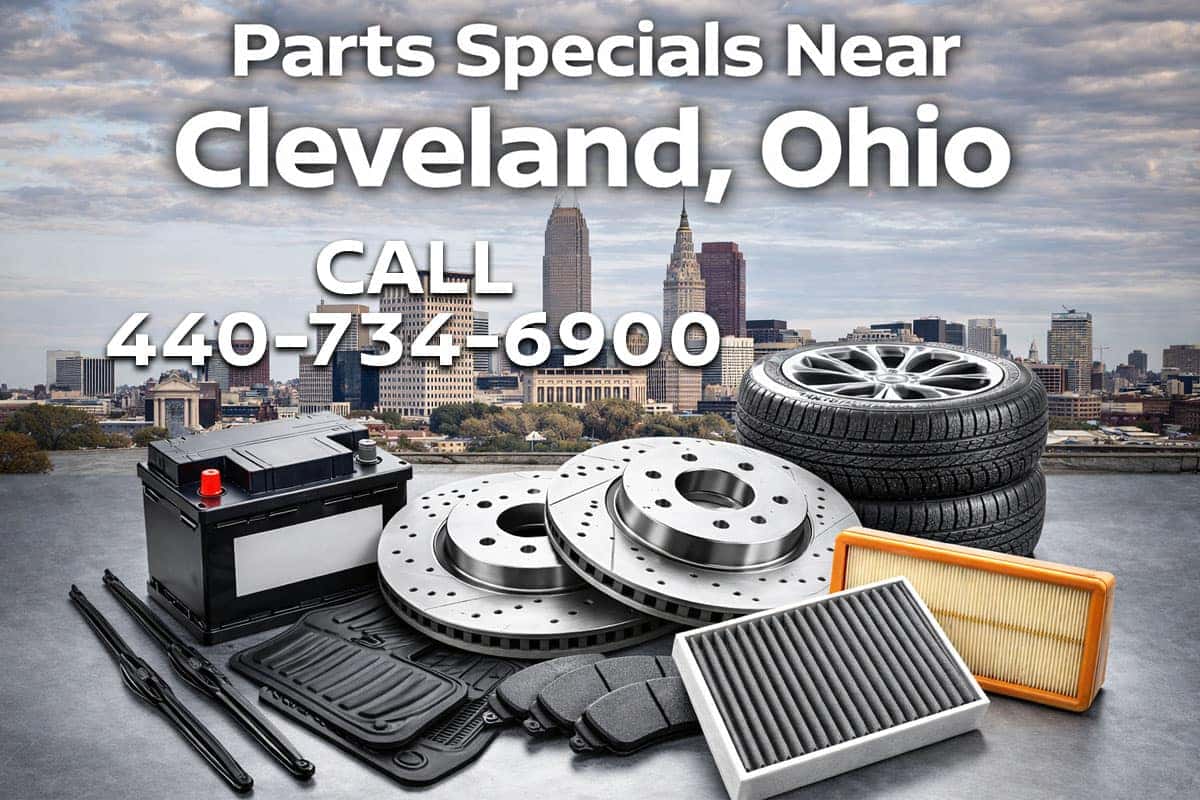Nissan parts specials near Cleveland, Ohio at Nissan of North Olmsted