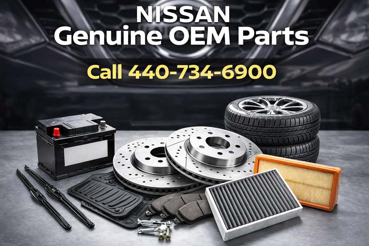 Genuine Nissan OEM parts near Cleveland, Ohio