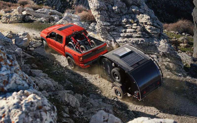 2026 Nissan Frontier towing capability near Cleveland