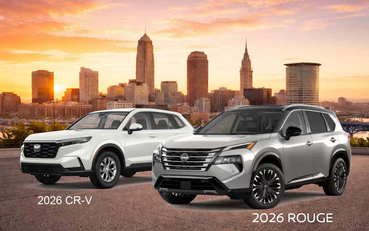 2026 Nissan Rogue vs 2026 Honda CR-V comparison