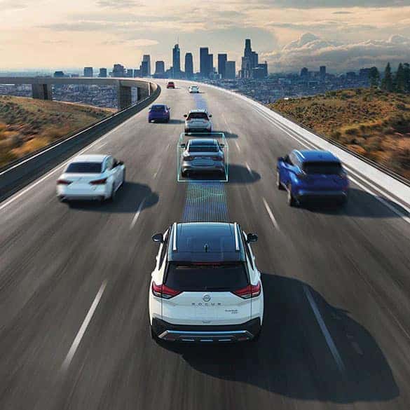 Nissan ProPILOT Assist freeway driving