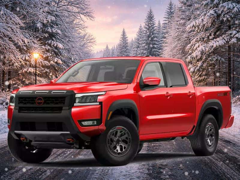 Nissan Frontier truck winter driving Cleveland Ohio