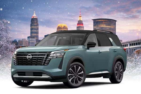 2026 Nissan Pathfinder snow driving Cleveland Ohio
