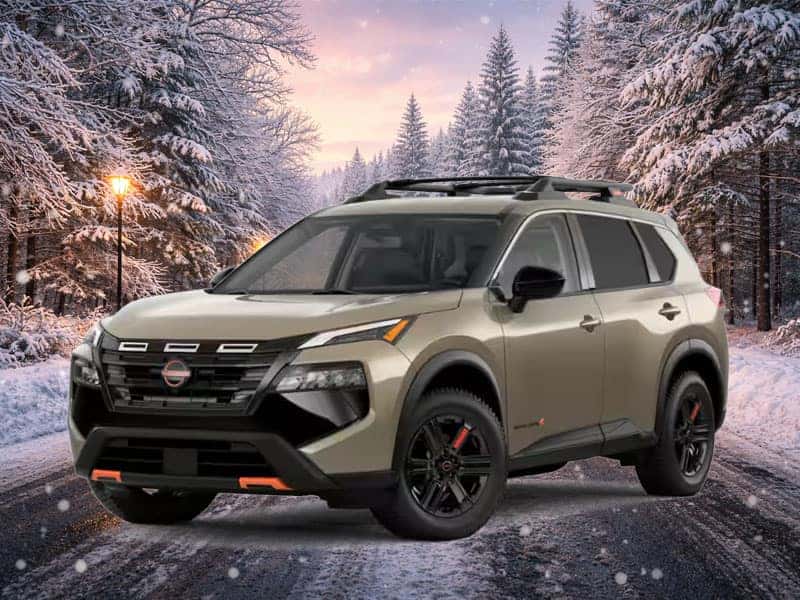 Nissan Rogue Rock Creek Edition driving in winter conditions Cleveland Ohio