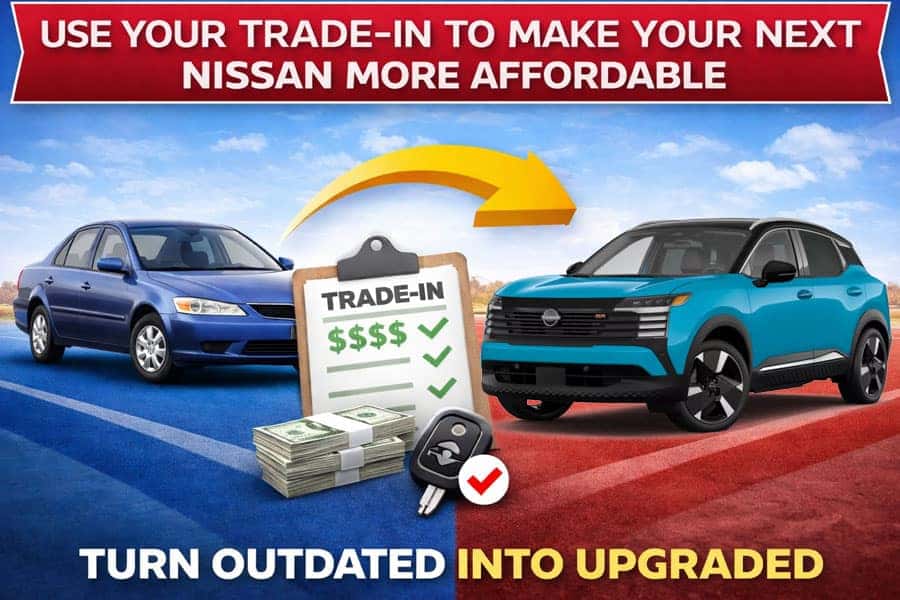Trade toward an affordable new Nissan near Cleveland Ohio