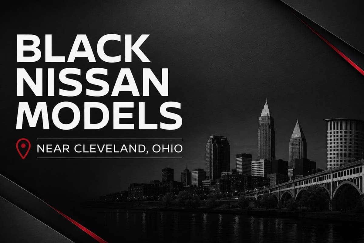 Black Nissan models near Cleveland, Ohio