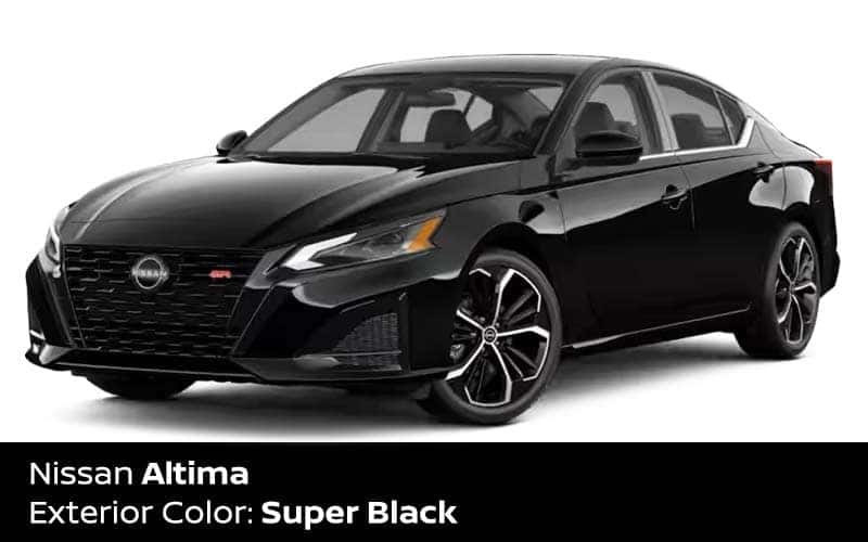 Nissan Altima Super Black exterior color Cleveland Ohio