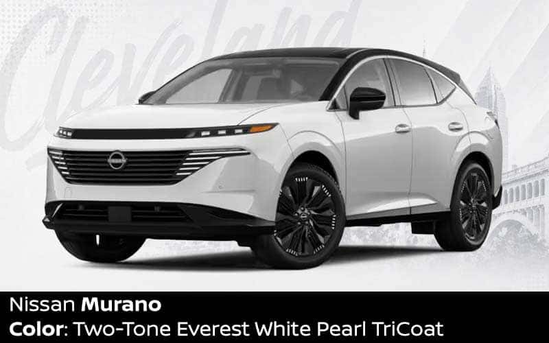 Nissan Murano white exterior Cleveland, Ohio