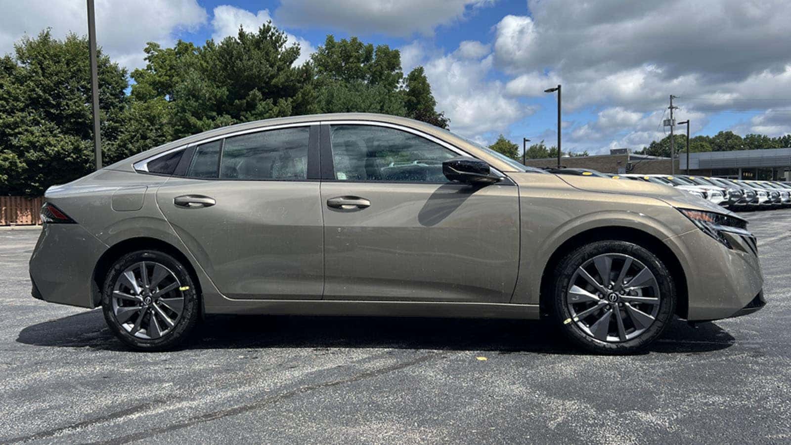 2027 Nissan Sentra Imperial Bronze passenger side exterior view near Cleveland, Ohio