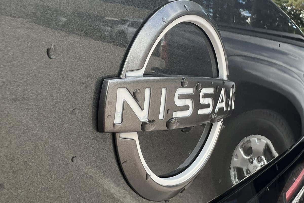 Close-up of the 2027 Nissan Sentra Gun Metallic exterior color