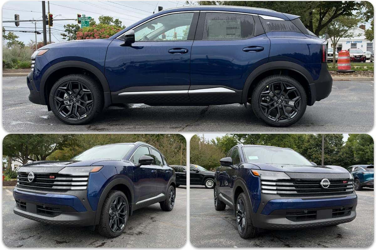 Blue 2027 Nissan Kicks in Deep Blue Pearl near Cleveland, Ohio
