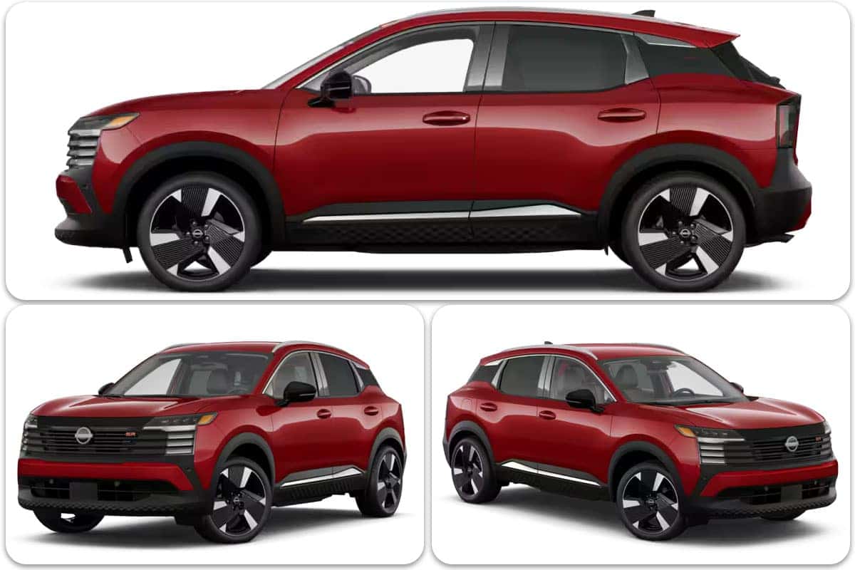 Red 2027 Nissan Kicks in Scarlet Ember near Cleveland, Ohio