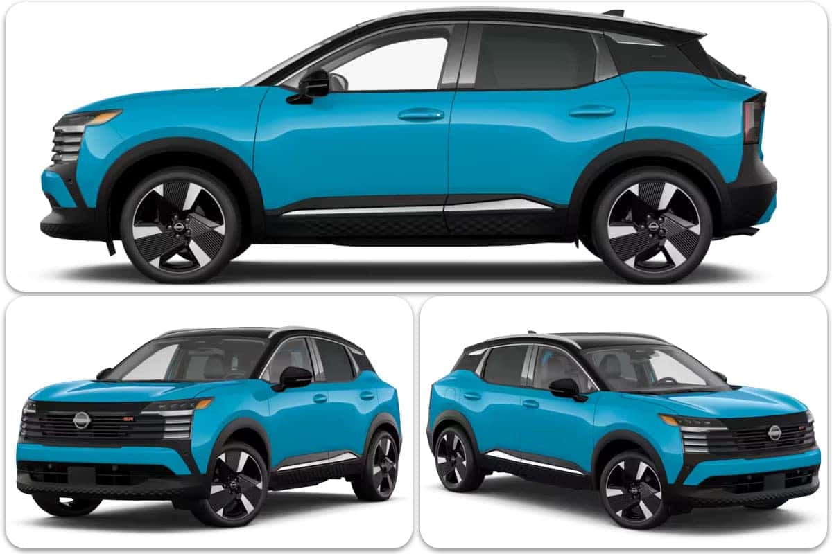 2027 Nissan Kicks in Two-Tone Arctic Blue with Black Roof near Cleveland, Ohio