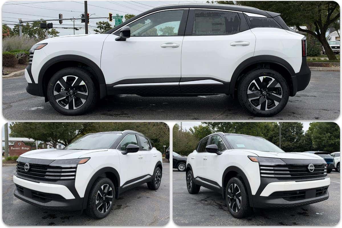 2027 Nissan Kicks in Two-Tone Aspen White with Black Roof near Cleveland, Ohio