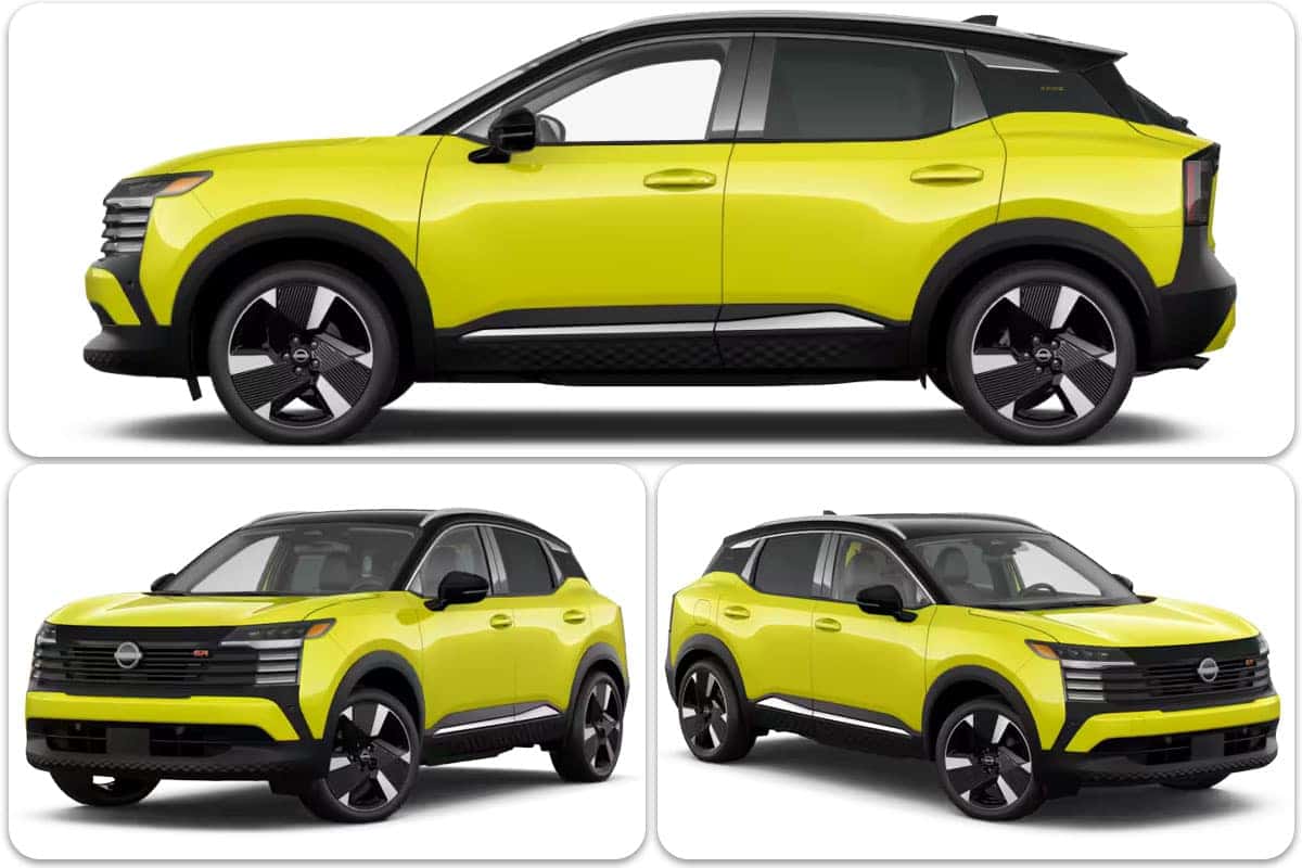 2027 Nissan Kicks in Two-Tone Yuzu Yellow with Black Roof near Cleveland, Ohio