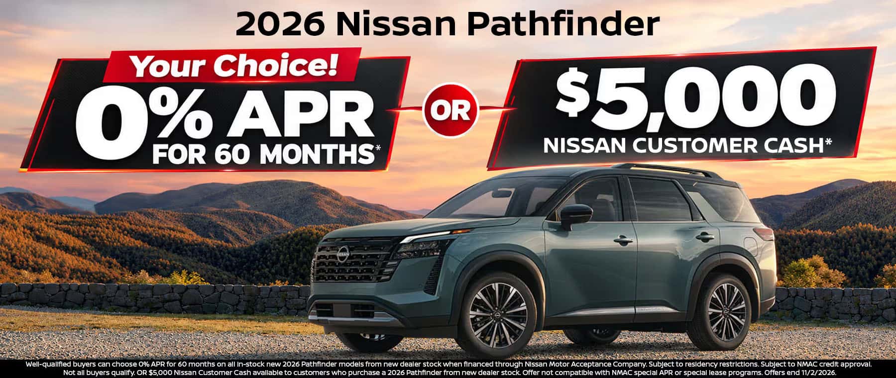 Nissan Pathfinder Savings