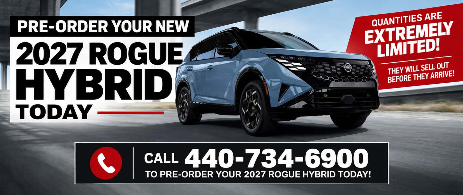 Pre-Order your 2027 Nissan Rogue Hybrid Today