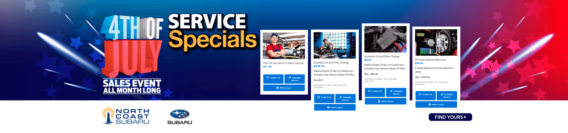 Service Specials