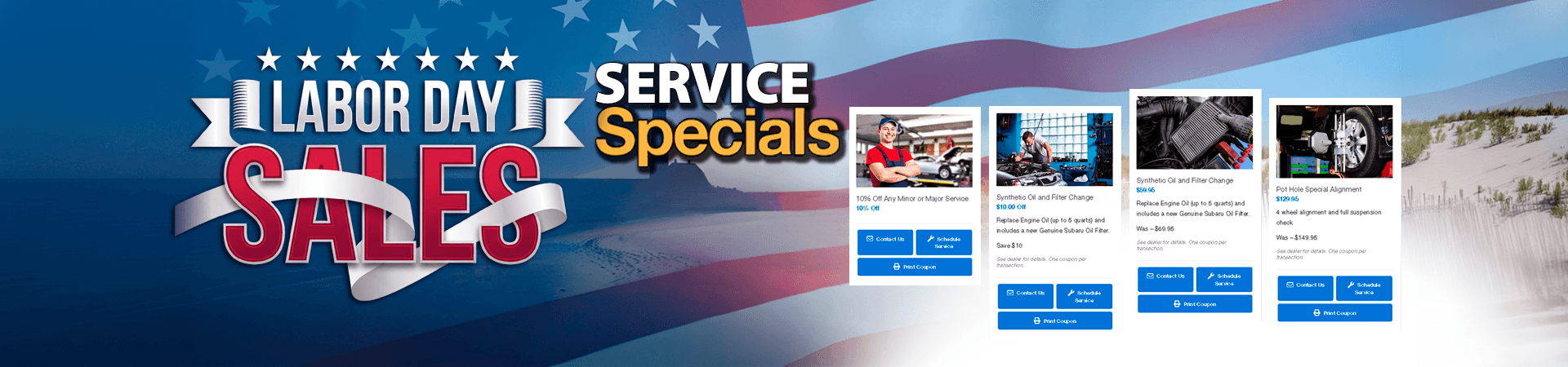 Service Specials
