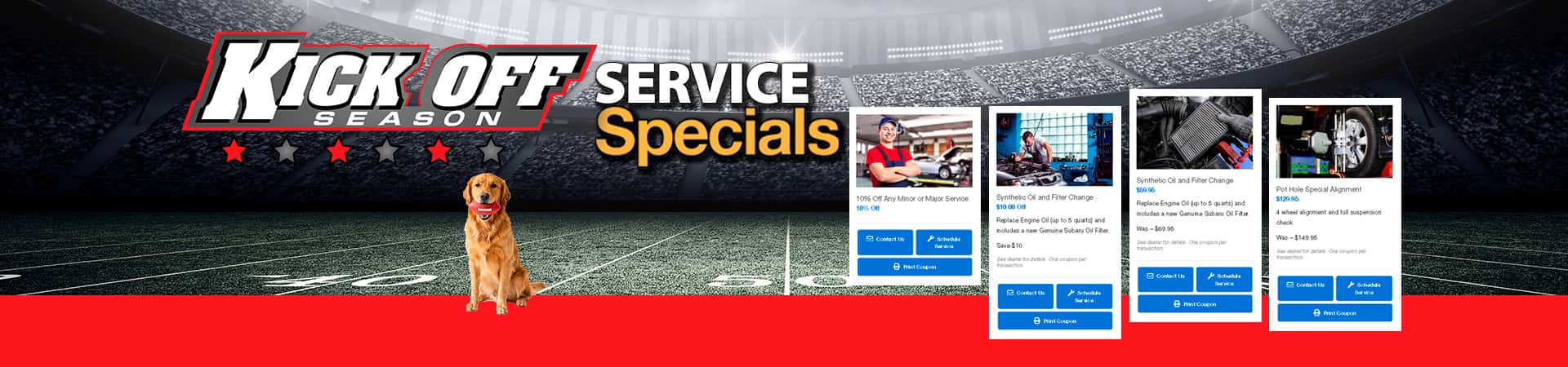 Service Specials