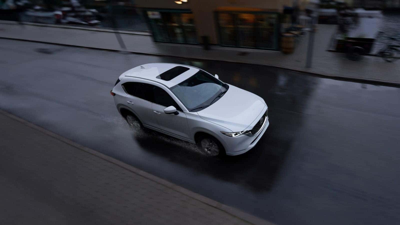 Mazda CX-5 on the road