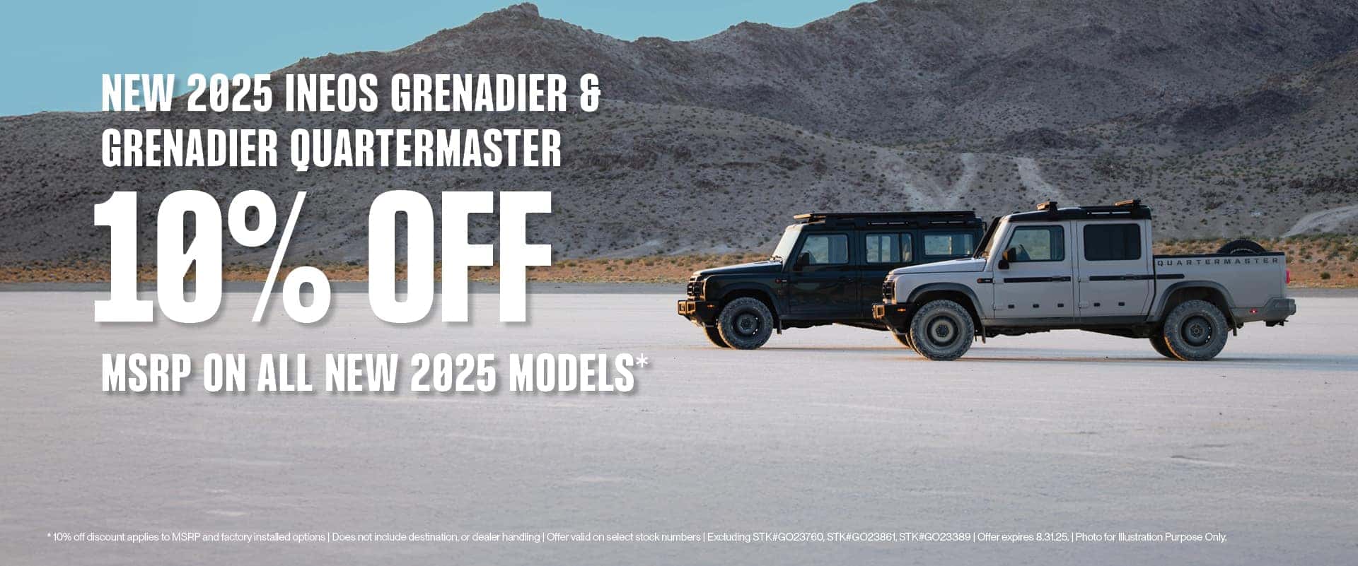 2508-August-FOM-INEOS-Grenadier-10percent-off-offer-