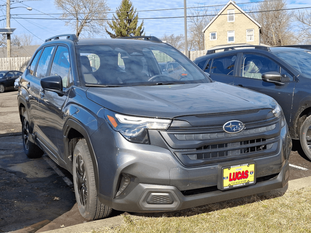 Richard Lucas 2025 Subaru Forester parked in the parking lot.