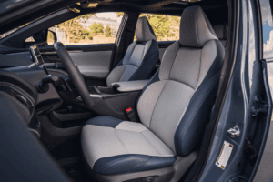 The interior of a 2025 Subaru Solterra
