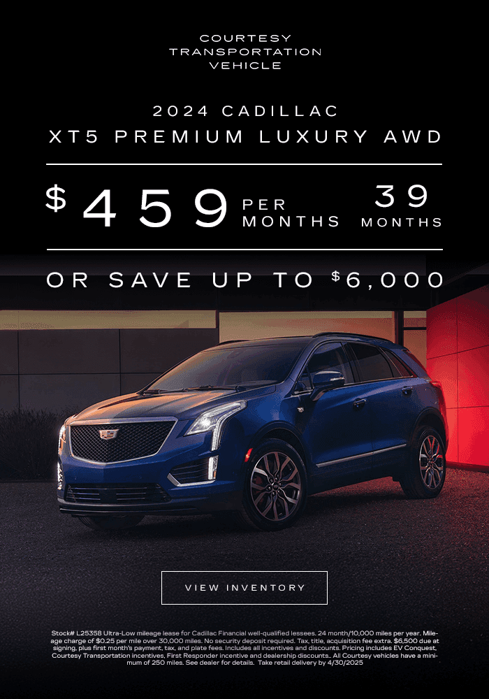 Mar - 2024 XT5 Luxury AWD $459/month for 39 or save up to $6000