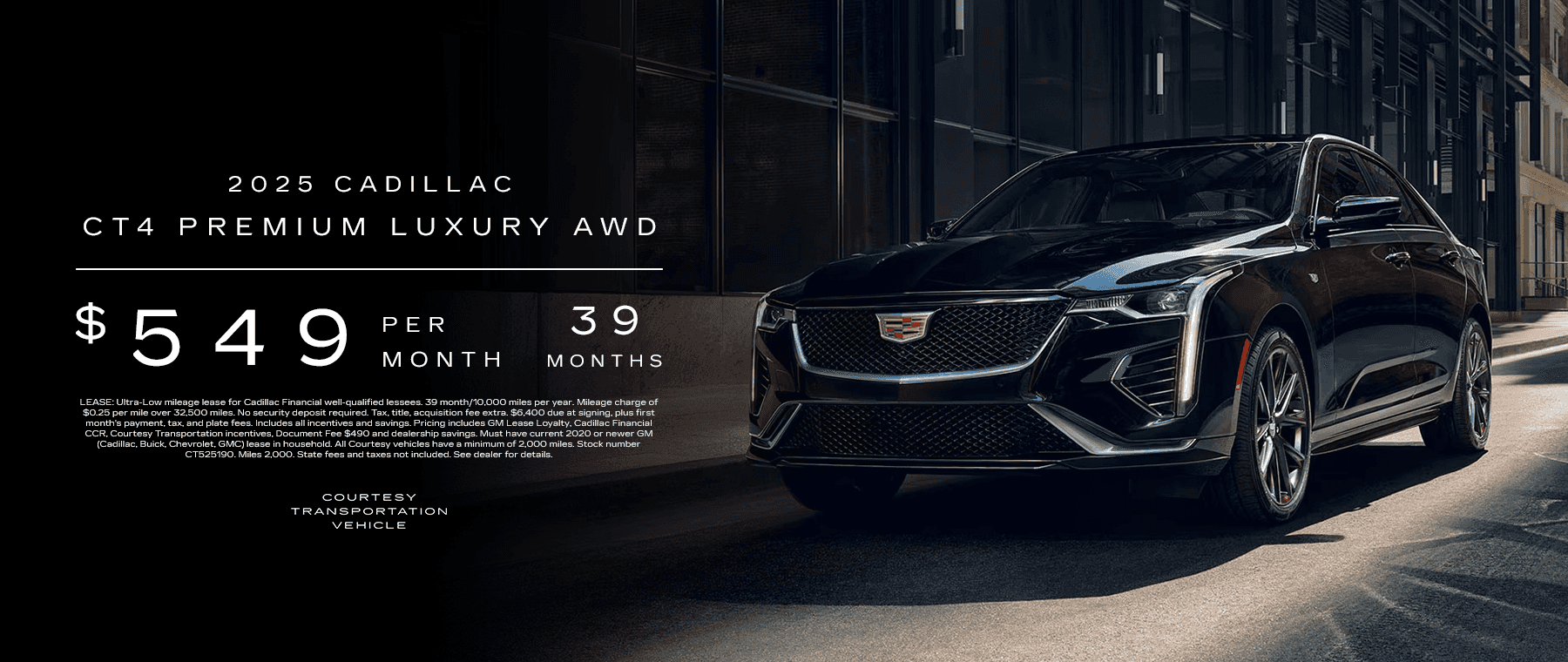 2025 CT4 PREMIUM LUXURY AWD