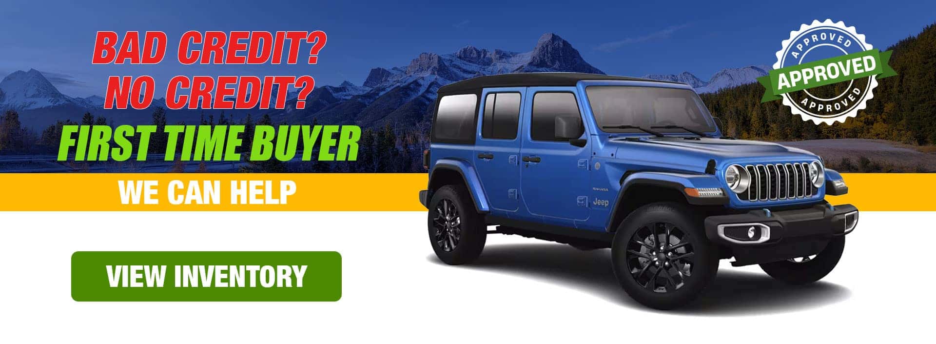 Bad Credit No Credit
